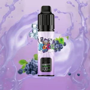 IGET BAR PLUS S3 10000 | Grape Ice Delight – 10,000 Puffs of Crisp Fruity Bliss