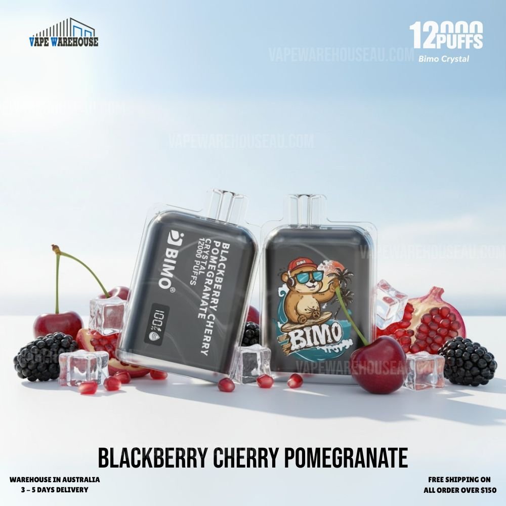 BIMO Crystal 12000 Puffs Blackberry Cherry Pomegranate