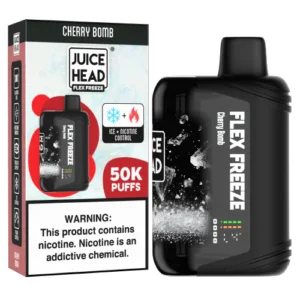 Cherry Bomb Disposable Vape (50000 Puffs) by Juice Head Flex Freeze