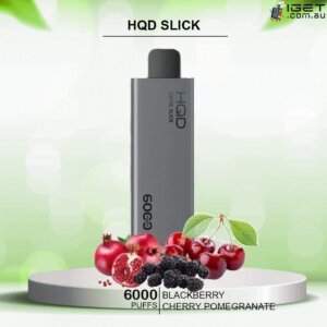 HQD SLICK BLACKBERRY CHERRY POMEGRANATE – 6000 PUFFS