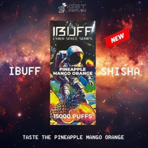 IBUFF SHISHA – STRAWBERRY WATERMELON ICE – 15000 PUFFS